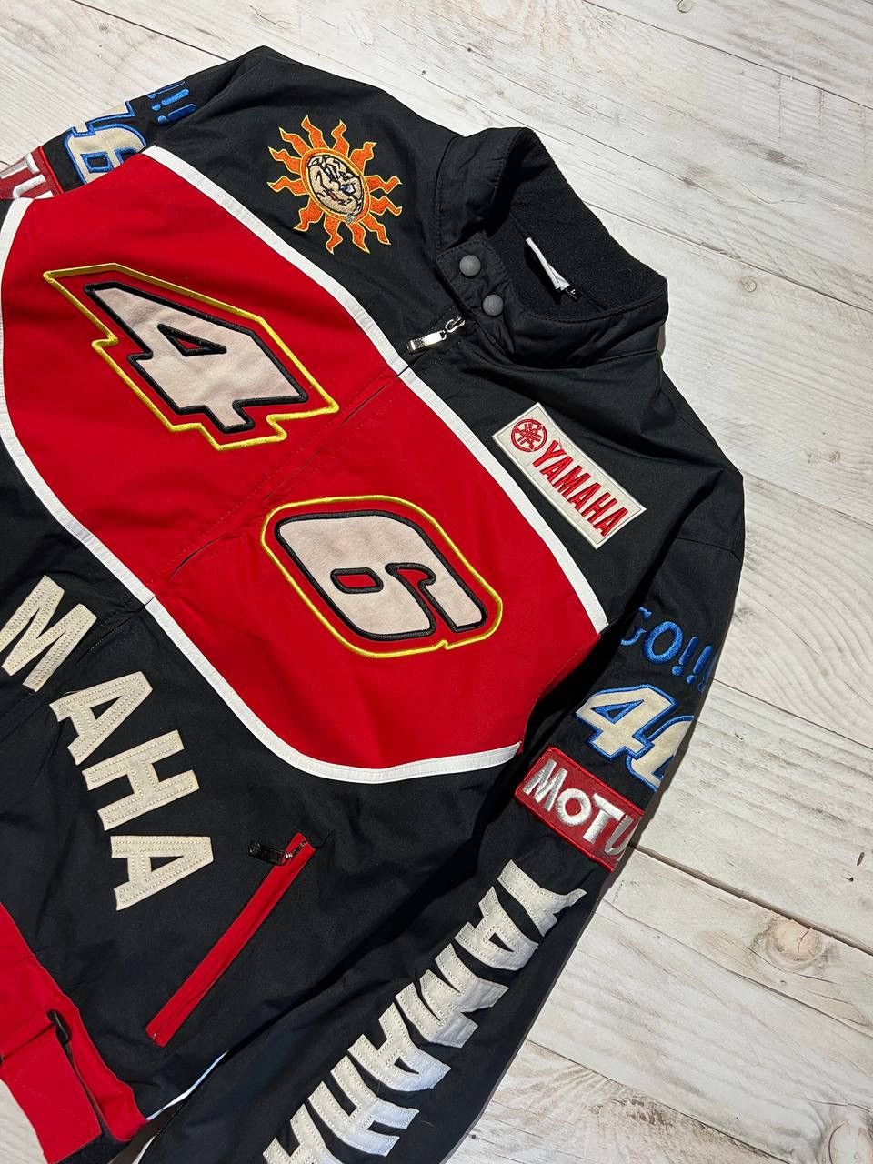 Yamaha Vintage Yamaha Racing Moto Jacket Duhan 46 Big Logo Y2K Size US L / EU 52-54 / 3 - 3 Thumbnail