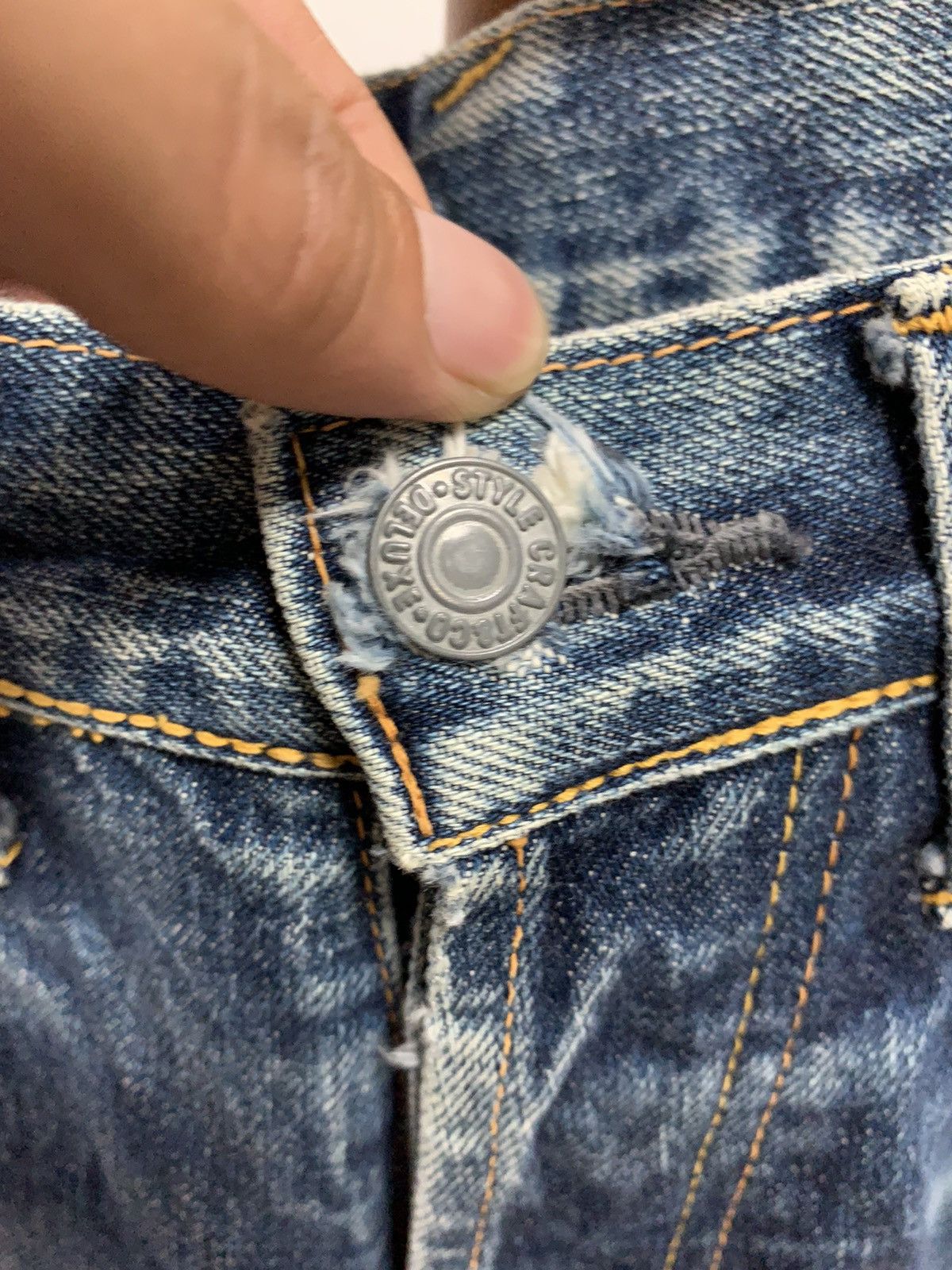 Evisu Vintage Evis No 2 Selvedge Distressed Size US 26 / EU 42 - 19 Thumbnail