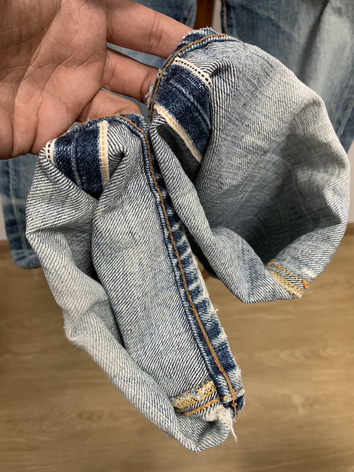 Evisu Vintage Evis No 2 Selvedge Distressed Size US 26 / EU 42 - 8 Thumbnail