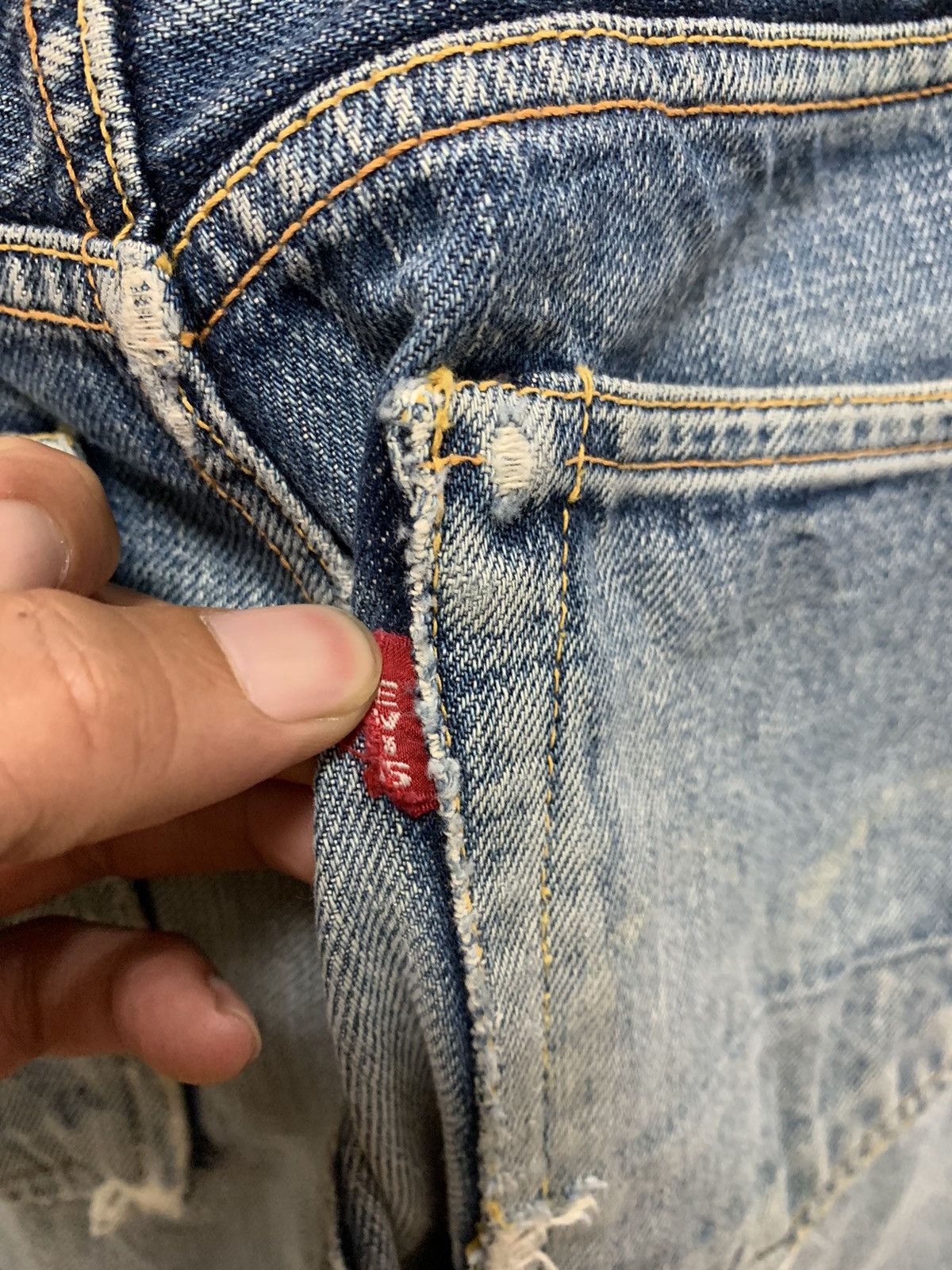 Evisu Vintage Evis No 2 Selvedge Distressed Size US 26 / EU 42 - 14 Thumbnail