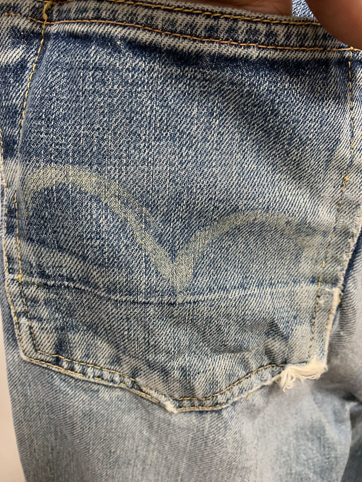 Evisu Vintage Evis No 2 Selvedge Distressed Size US 26 / EU 42 - 17 Thumbnail
