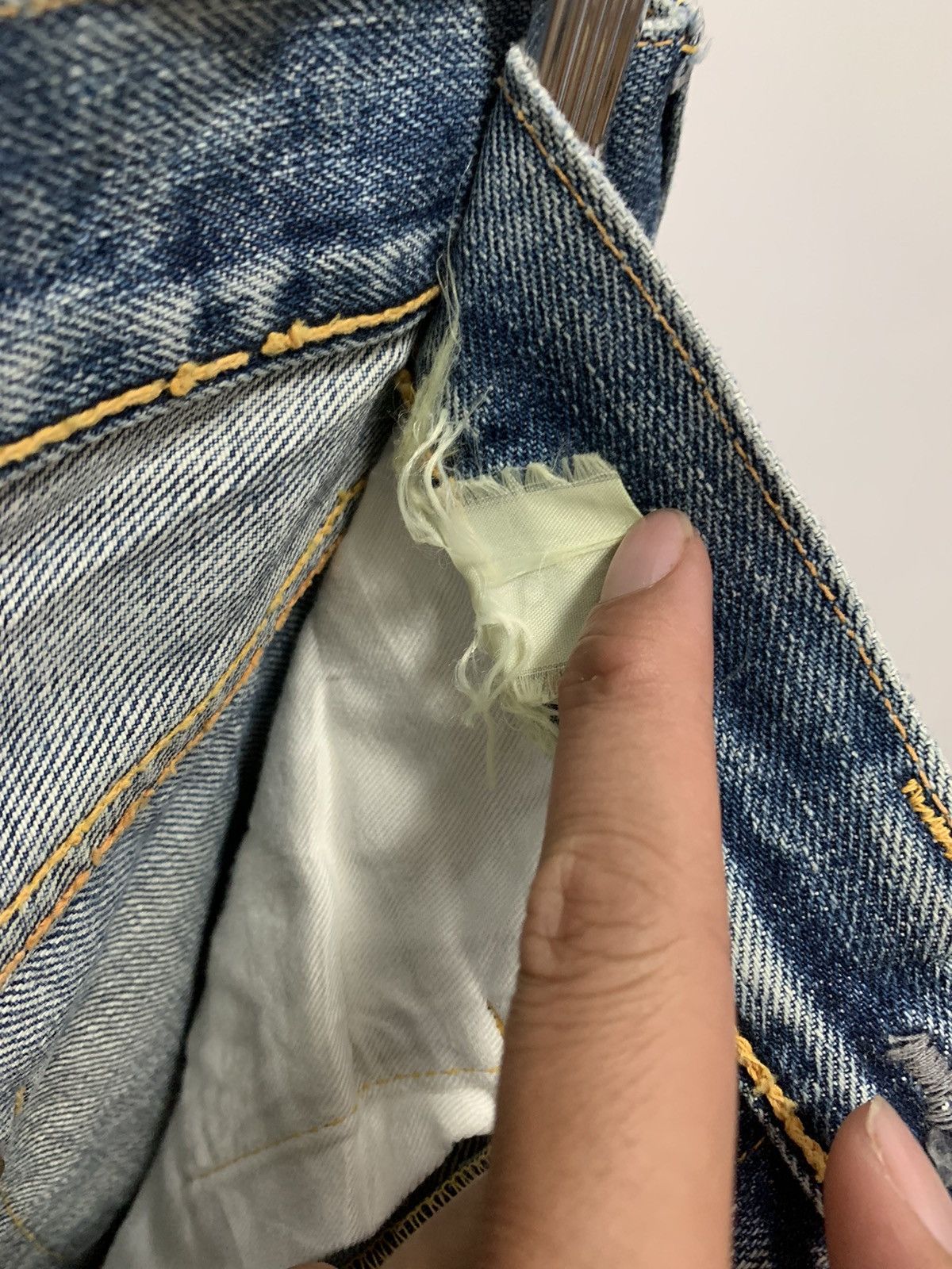 Evisu Vintage Evis No 2 Selvedge Distressed Size US 26 / EU 42 - 22 Thumbnail