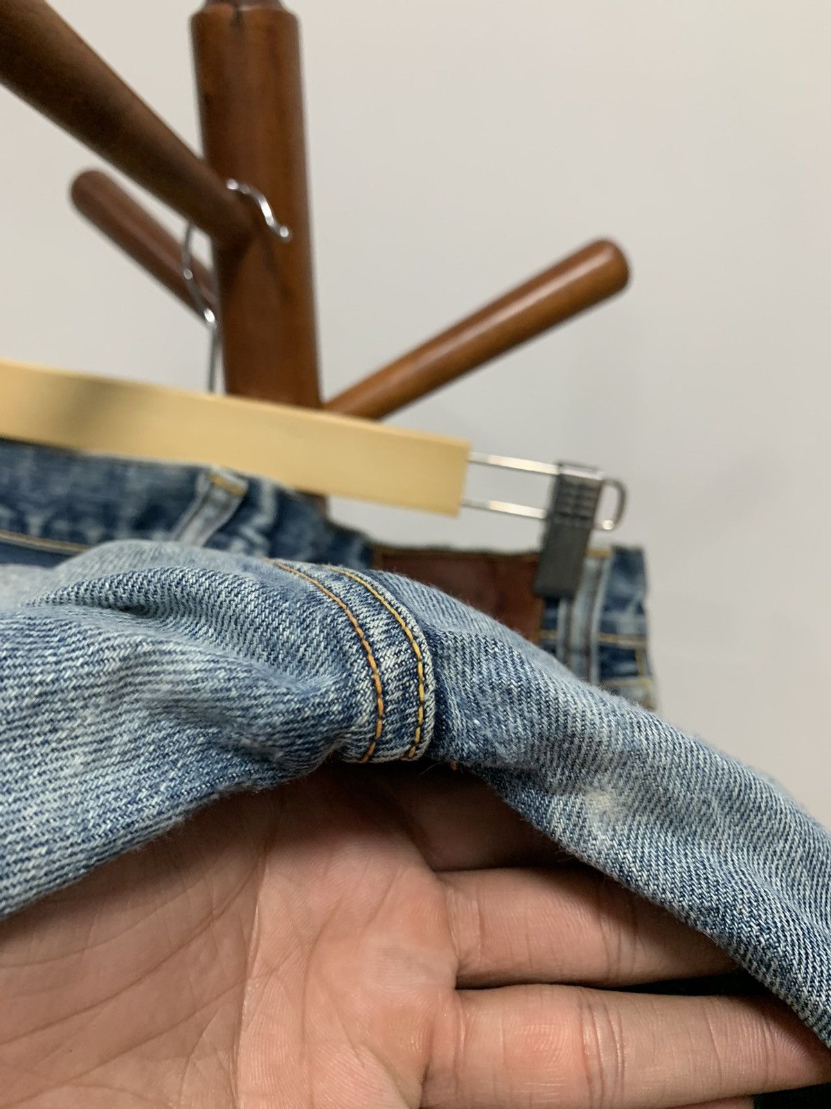 Evisu Vintage Evis No 2 Selvedge Distressed Size US 26 / EU 42 - 20 Thumbnail