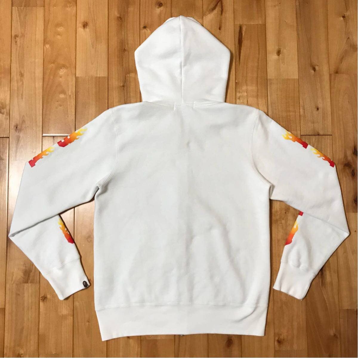 Bape BAPE FLAME fire logo zip hoodie Size US M / EU 48-50 / 2 - 5 Thumbnail