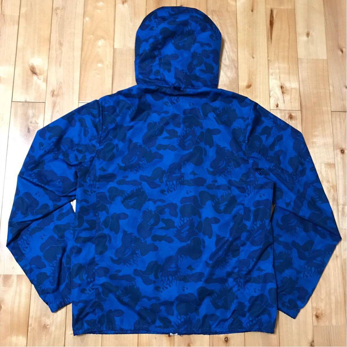 Bape BAPE Fire camo mountain hoodie blue camo Size US M / EU 48-50 / 2 - 4 Thumbnail