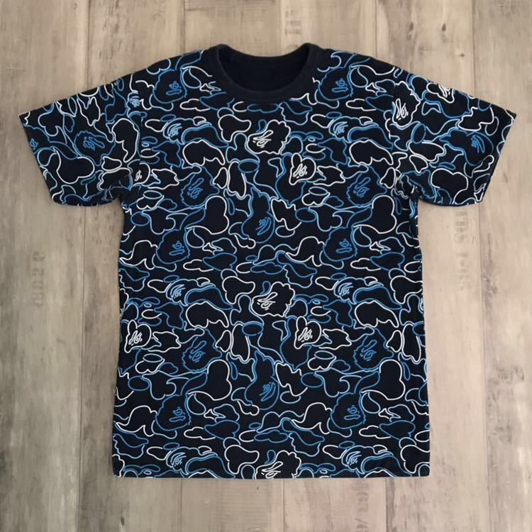 Bape × Nigo 🔥Reversible🔥 BAPE STA Neon camo × Navy T-shirt APE NIGO Size US S / EU 44-46 / 1 - 6 Thumbnail