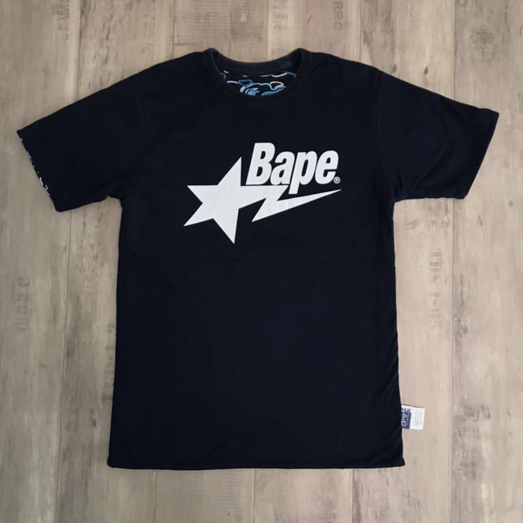 Bape × Nigo 🔥Reversible🔥 BAPE STA Neon camo × Navy T-shirt APE NIGO Size US S / EU 44-46 / 1 - 2 Thumbnail