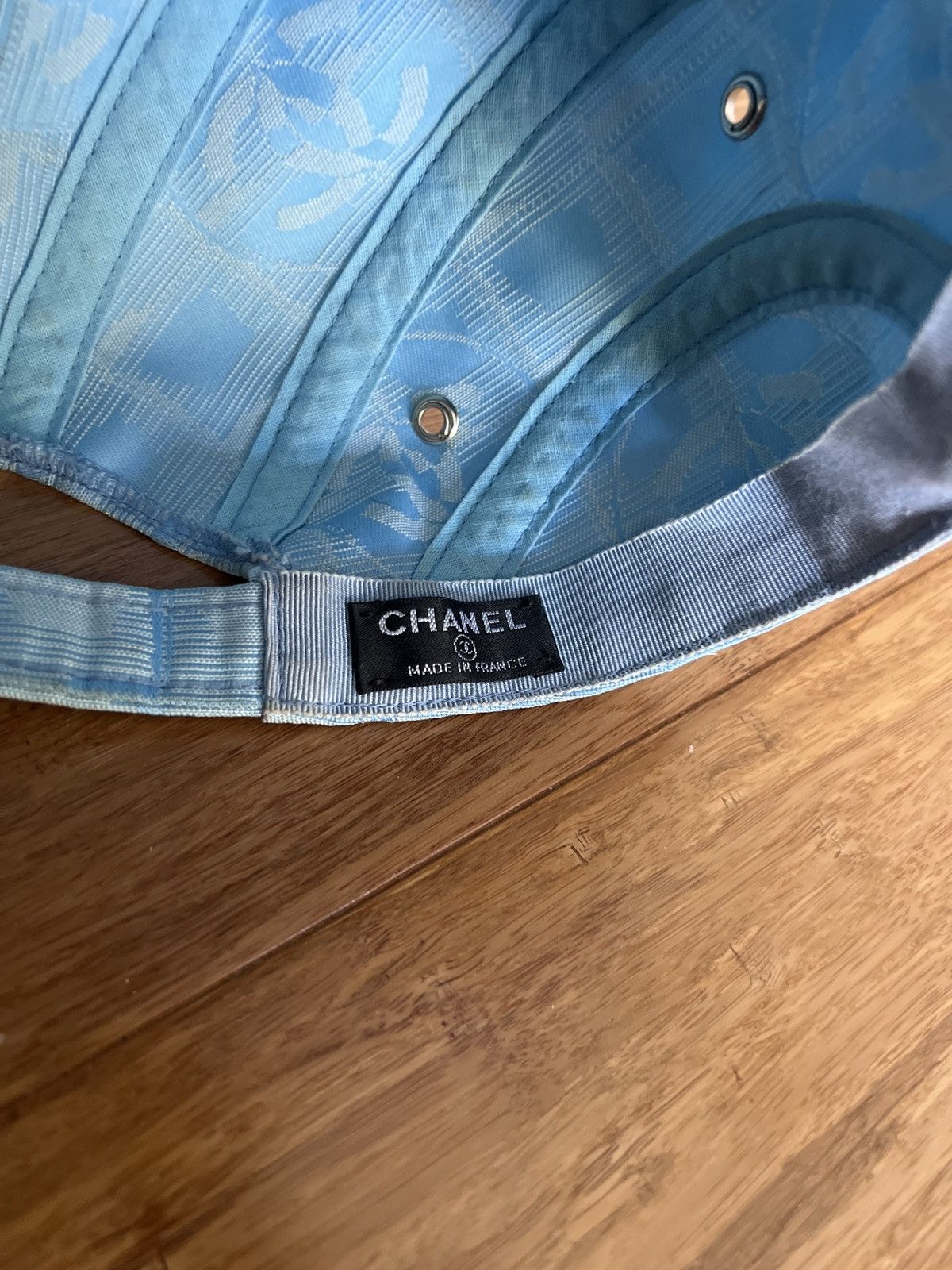 Chanel × Vintage Travel 5-Panel Double C Logo Hat Size ONE SIZE - 6 Thumbnail