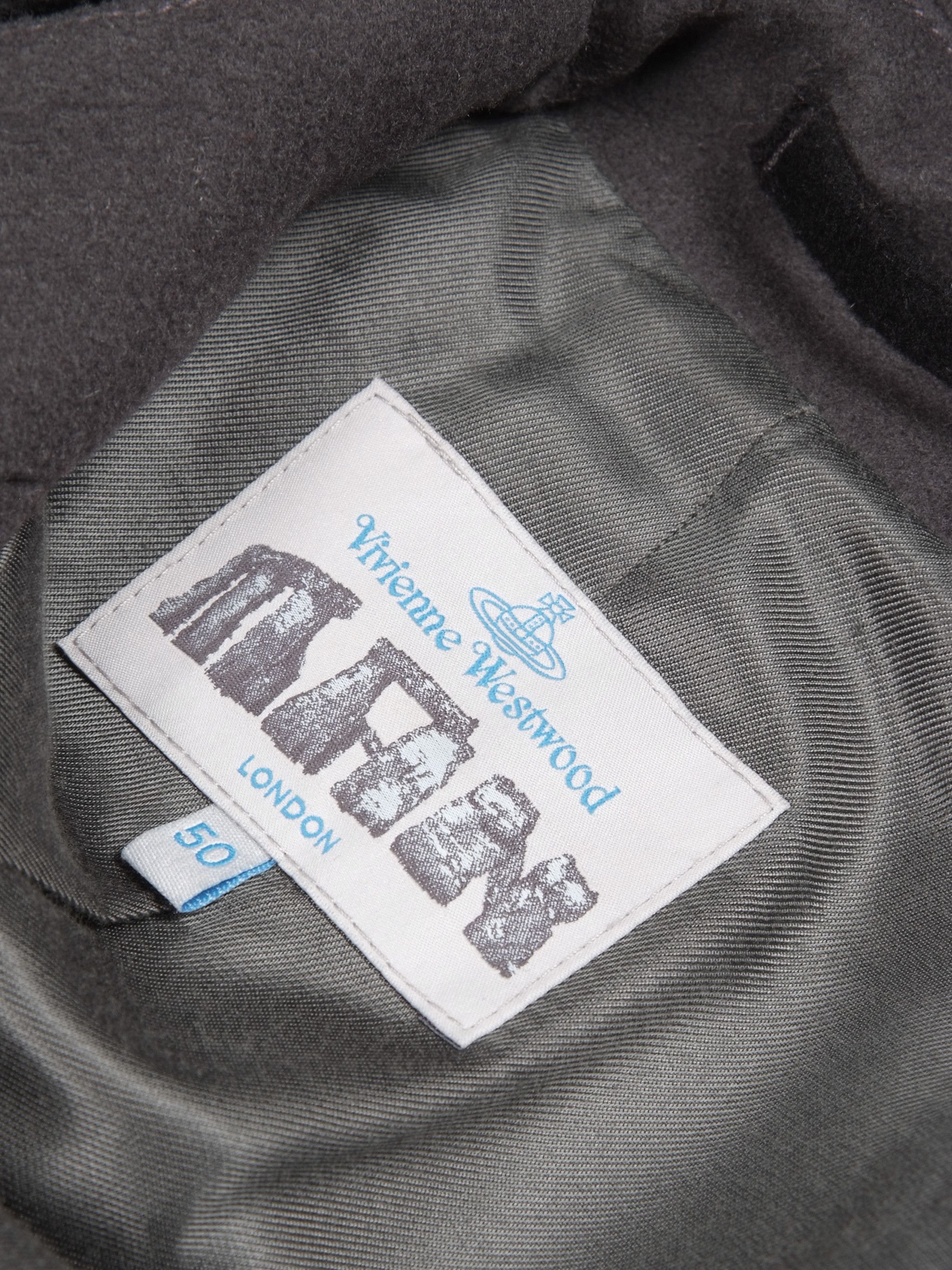 Malcolm McLaren Vintage Vivienne Westwood Archive Double Breasted Overcoat Size US L / EU 52-54 / 3 - 8 Thumbnail