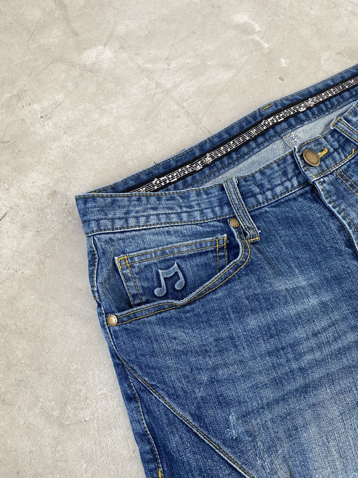 Number (N)ine Number (N)ine Repaired Blue Denims Size US 31 - 6 Thumbnail