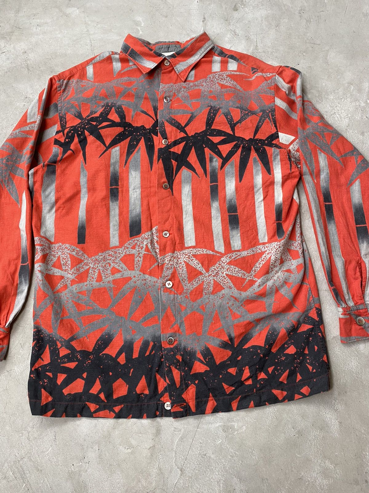 Yohji Yamamoto SS/95 YYPH Palms Shirt Size US M / EU 48-50 / 2 - 2 Thumbnail