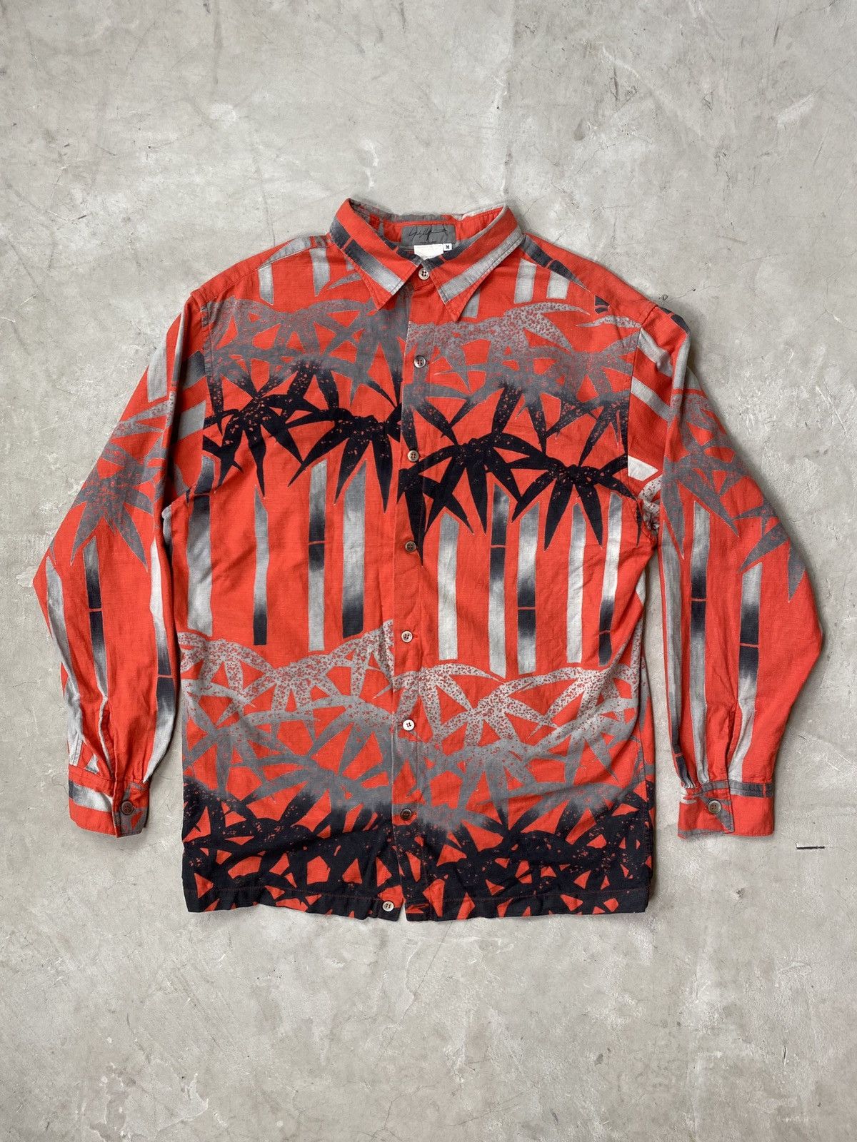 Yohji Yamamoto SS/95 YYPH Palms Shirt Size US M / EU 48-50 / 2 - 1 Thumbnail