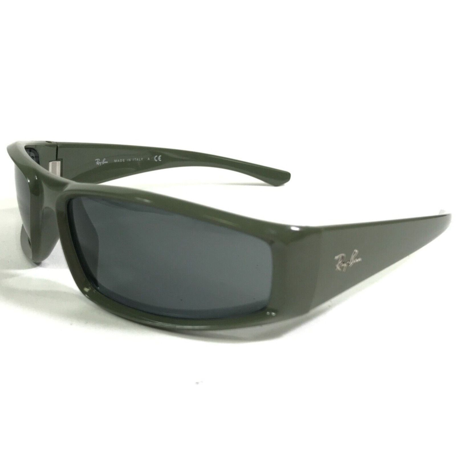 Vintage Ray-Ban Sunglasses RB4335 6489/87 Green Rectangular Frames with ...