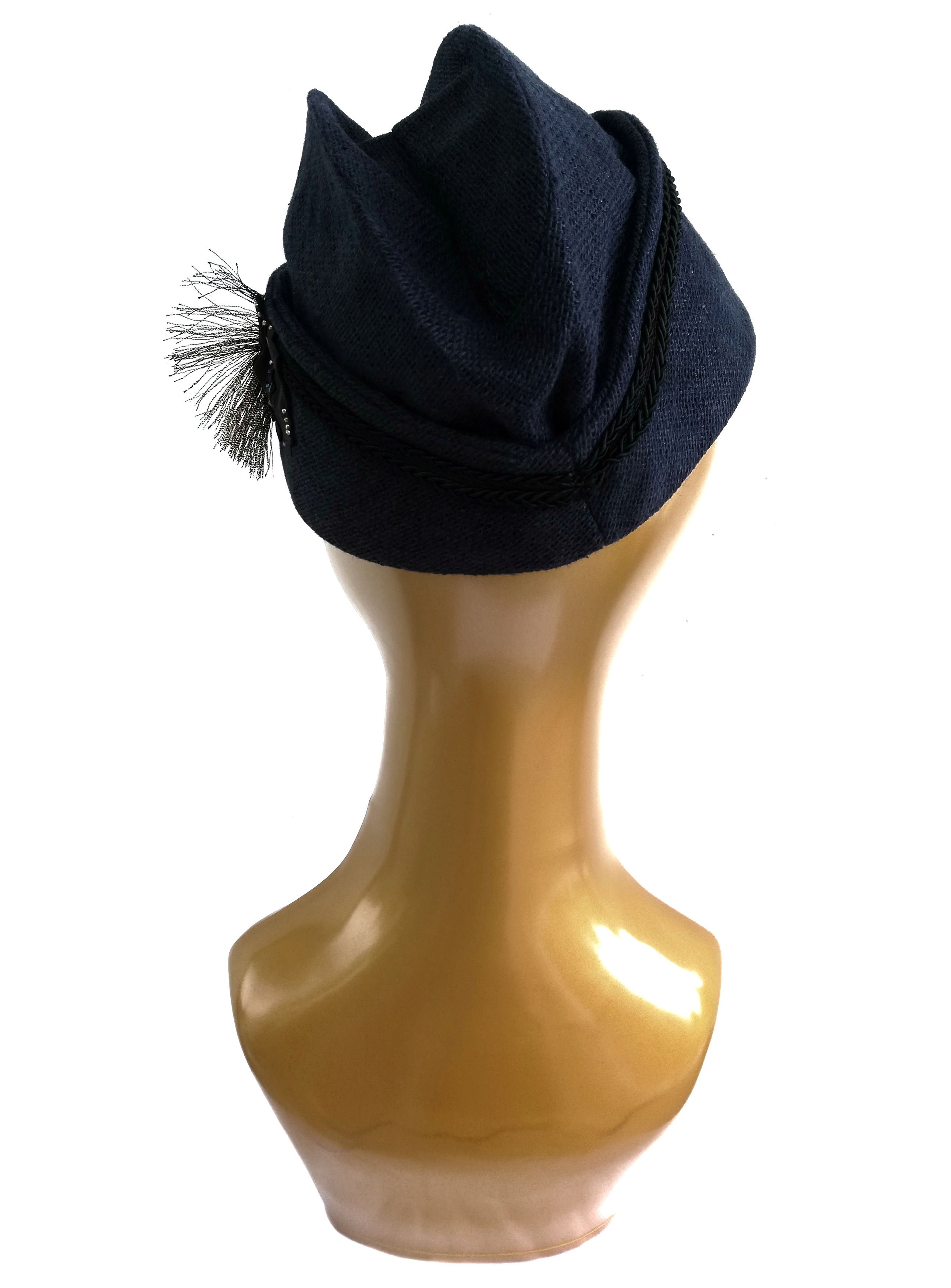 CA4LA 🔥SUMMER SALE Ca4la Viscose Rayon Flight Attendant Hat🔥 Size ONE SIZE - 4 Thumbnail