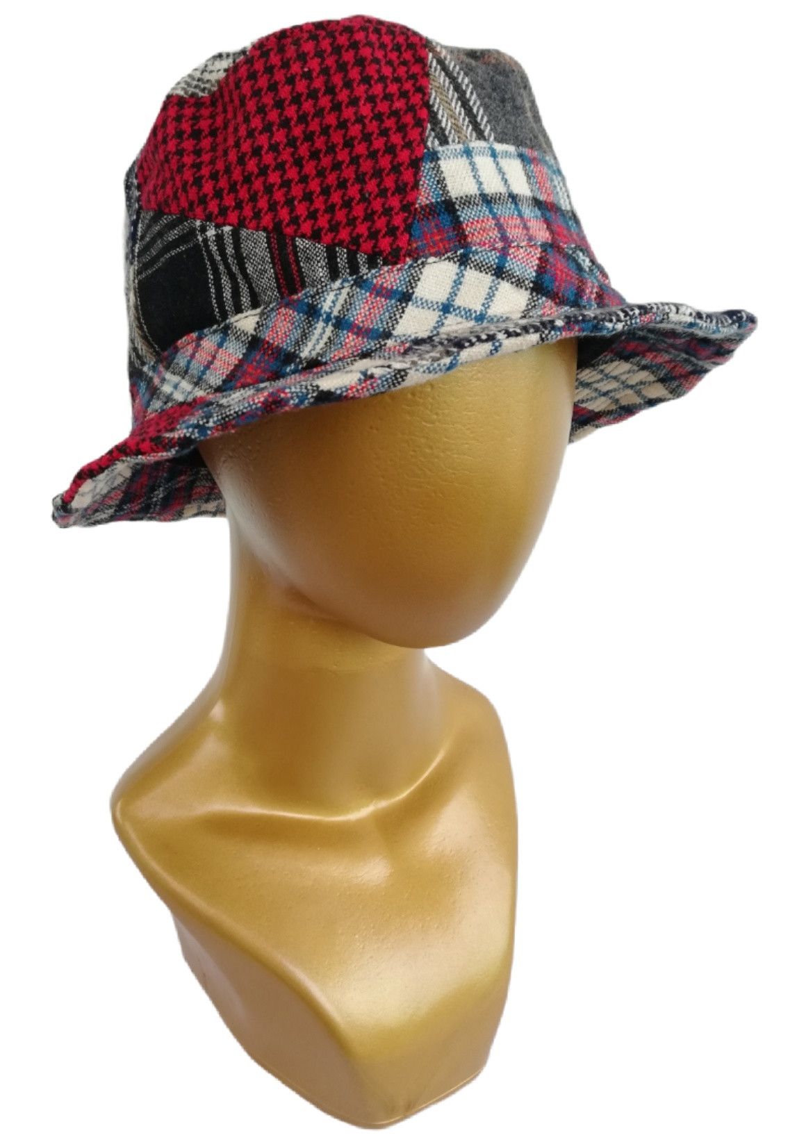 Art Comes First × Japanese Brand 🔥Design Iconic Style Kapital Kountry Wool Boro Bucket Hat Size ONE SIZE - 7 Thumbnail