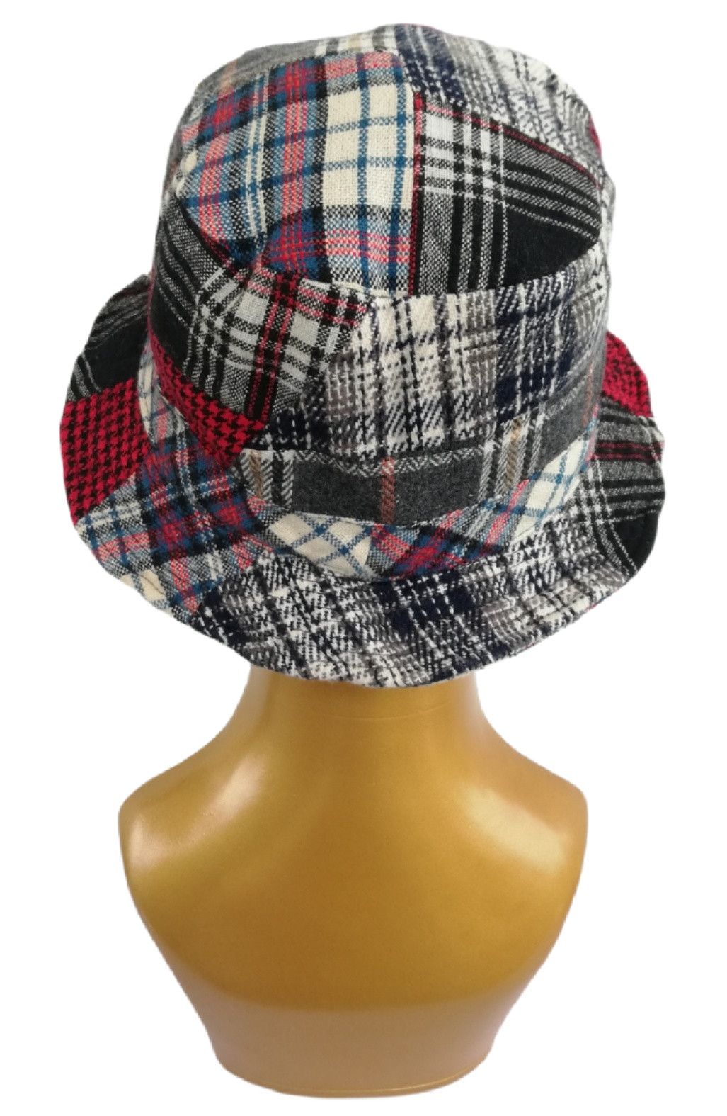 Art Comes First × Japanese Brand 🔥Design Iconic Style Kapital Kountry Wool Boro Bucket Hat Size ONE SIZE - 4 Thumbnail
