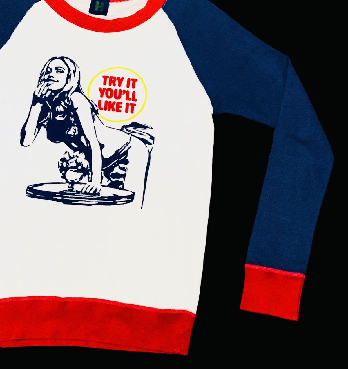 Hysteric Glamour Vintage Brand Hysteric Glamour Naked Girl Sweatshirt 1990s Size US M / EU 48-50 / 2 - 4 Thumbnail