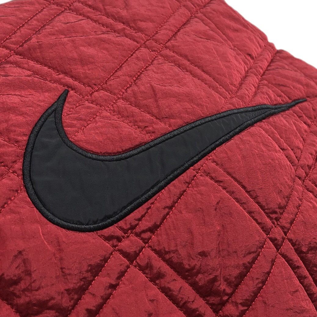 Vintage 🔥Vintage 90s Big Swoosh Reversible Bomber Jacket Size US S / EU 44-46 / 1 - 15 Thumbnail