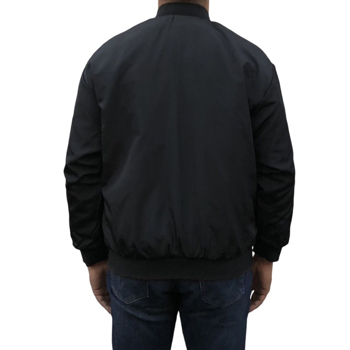 Vintage 🔥Vintage 90s Big Swoosh Reversible Bomber Jacket Size US S / EU 44-46 / 1 - 9 Thumbnail