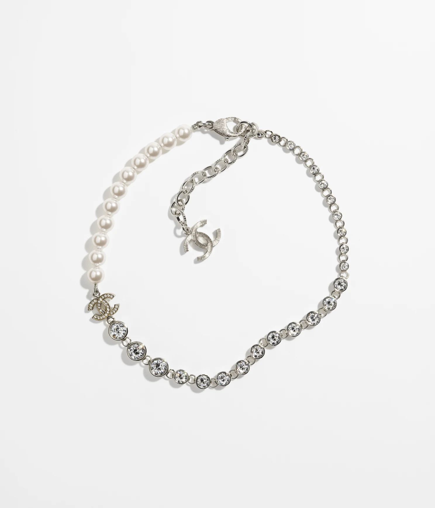 CHANEL NECKLACE PEARL COCO LOGO ABA625 B10759 NN589 - Necklaces