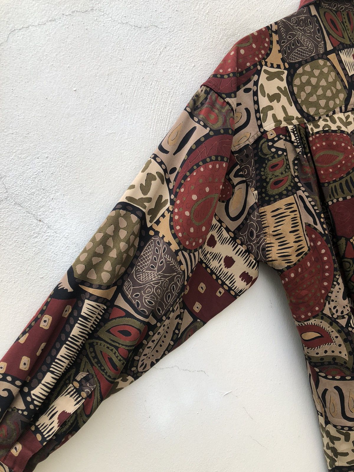 Vintage Vintage 90s TAKEZO For Men Oversized Gypsy Shirt Size US M / EU 48-50 / 2 - 14 Thumbnail