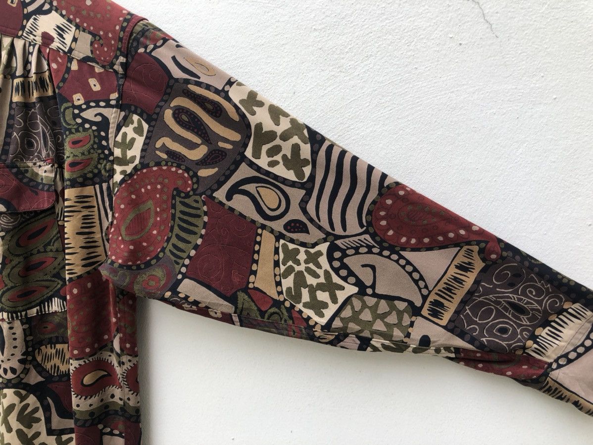 Vintage Vintage 90s TAKEZO For Men Oversized Gypsy Shirt Size US M / EU 48-50 / 2 - 6 Thumbnail