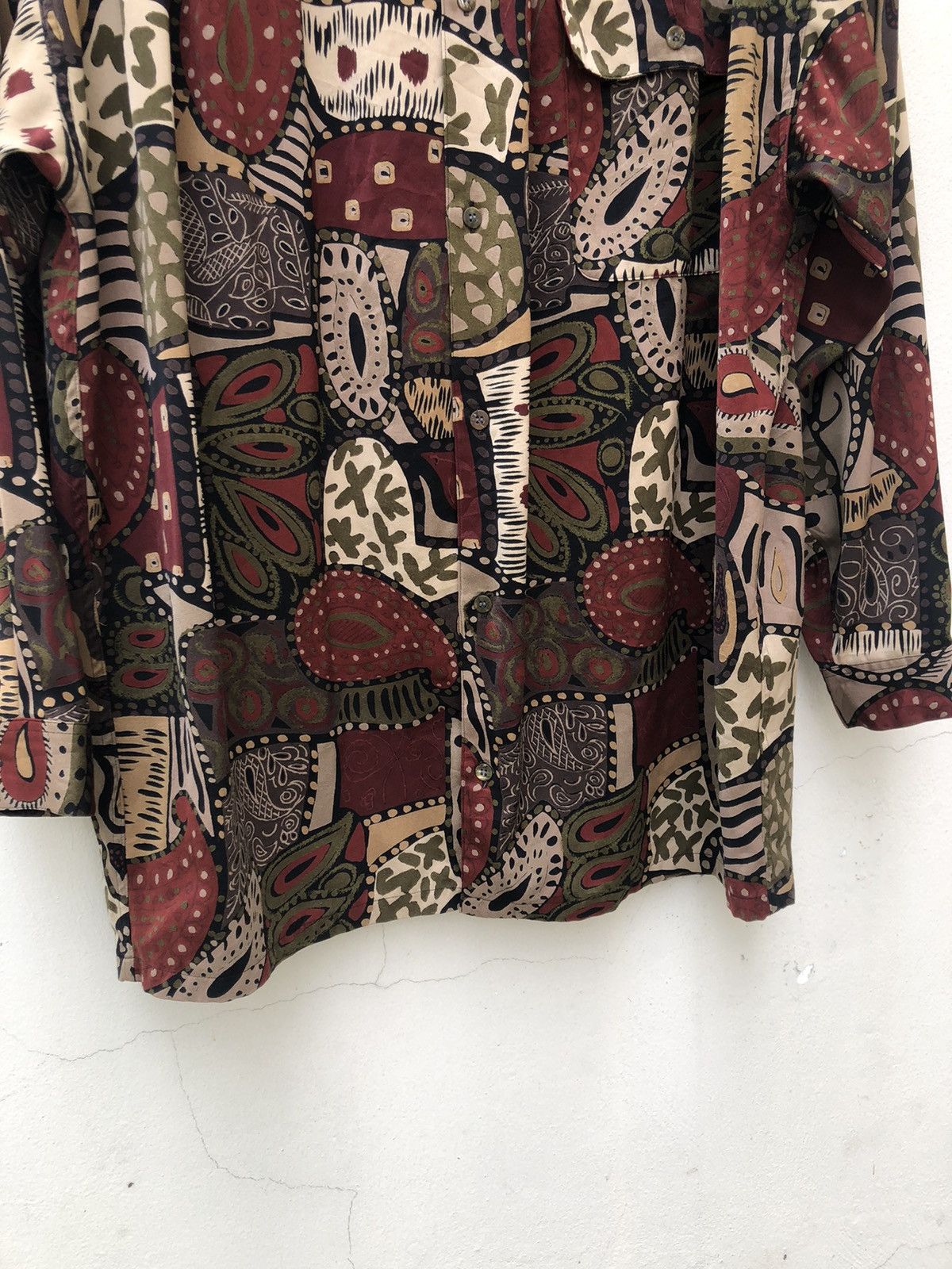 Vintage Vintage 90s TAKEZO For Men Oversized Gypsy Shirt Size US M / EU 48-50 / 2 - 9 Thumbnail