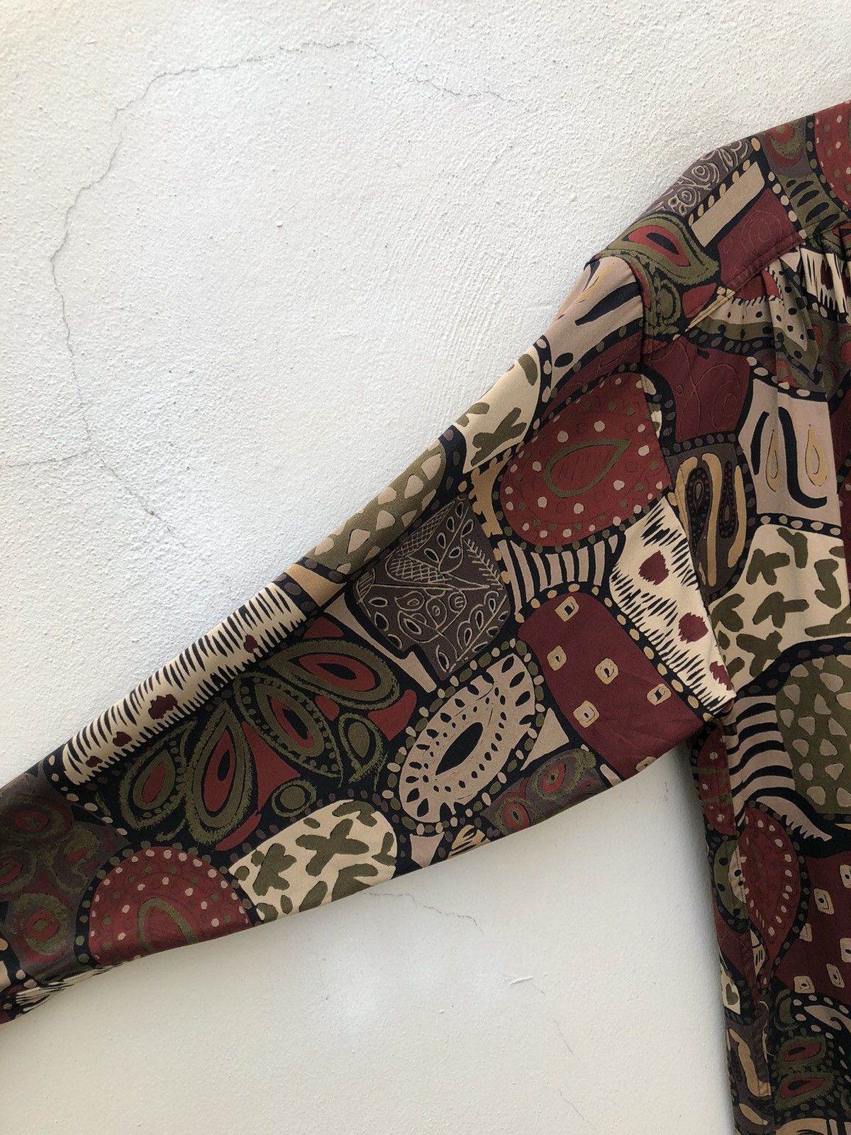 Vintage Vintage 90s TAKEZO For Men Oversized Gypsy Shirt Size US M / EU 48-50 / 2 - 8 Thumbnail