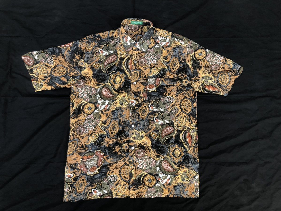 Carven Vintage Carven Paris Abstract Floral Flower Paper Thin Shirt Size US M / EU 48-50 / 2 - 1 Thumbnail