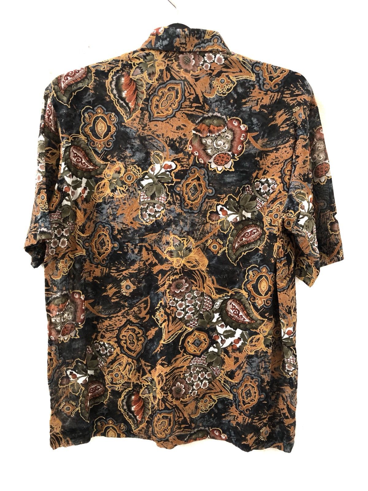 Carven Vintage Carven Paris Abstract Floral Flower Paper Thin Shirt Size US M / EU 48-50 / 2 - 8 Thumbnail