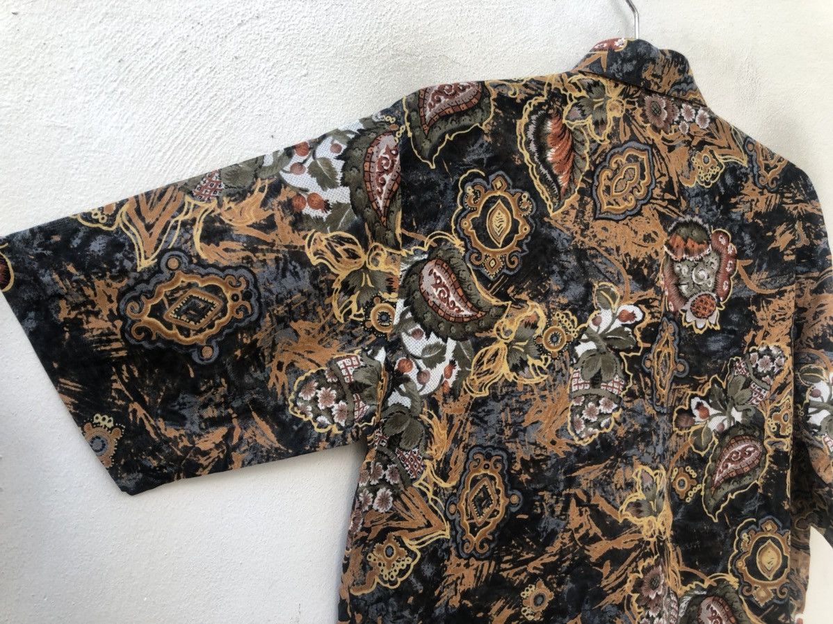 Carven Vintage Carven Paris Abstract Floral Flower Paper Thin Shirt Size US M / EU 48-50 / 2 - 22 Thumbnail