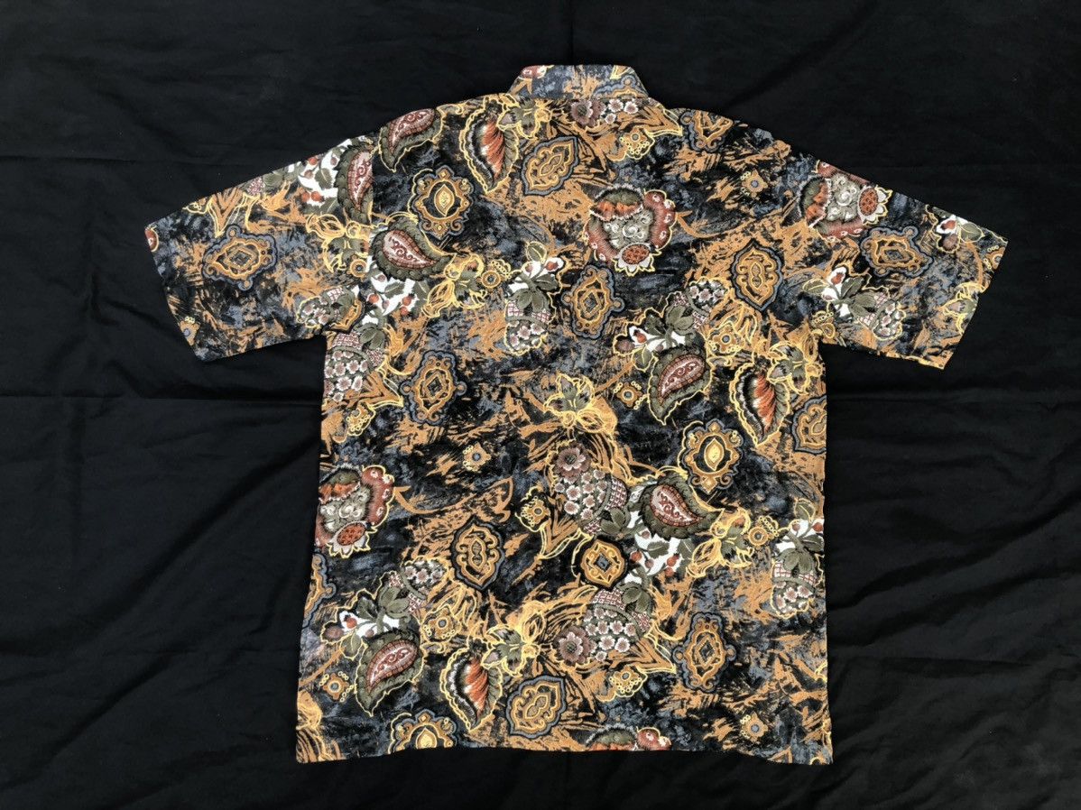 Carven Vintage Carven Paris Abstract Floral Flower Paper Thin Shirt Size US M / EU 48-50 / 2 - 2 Thumbnail
