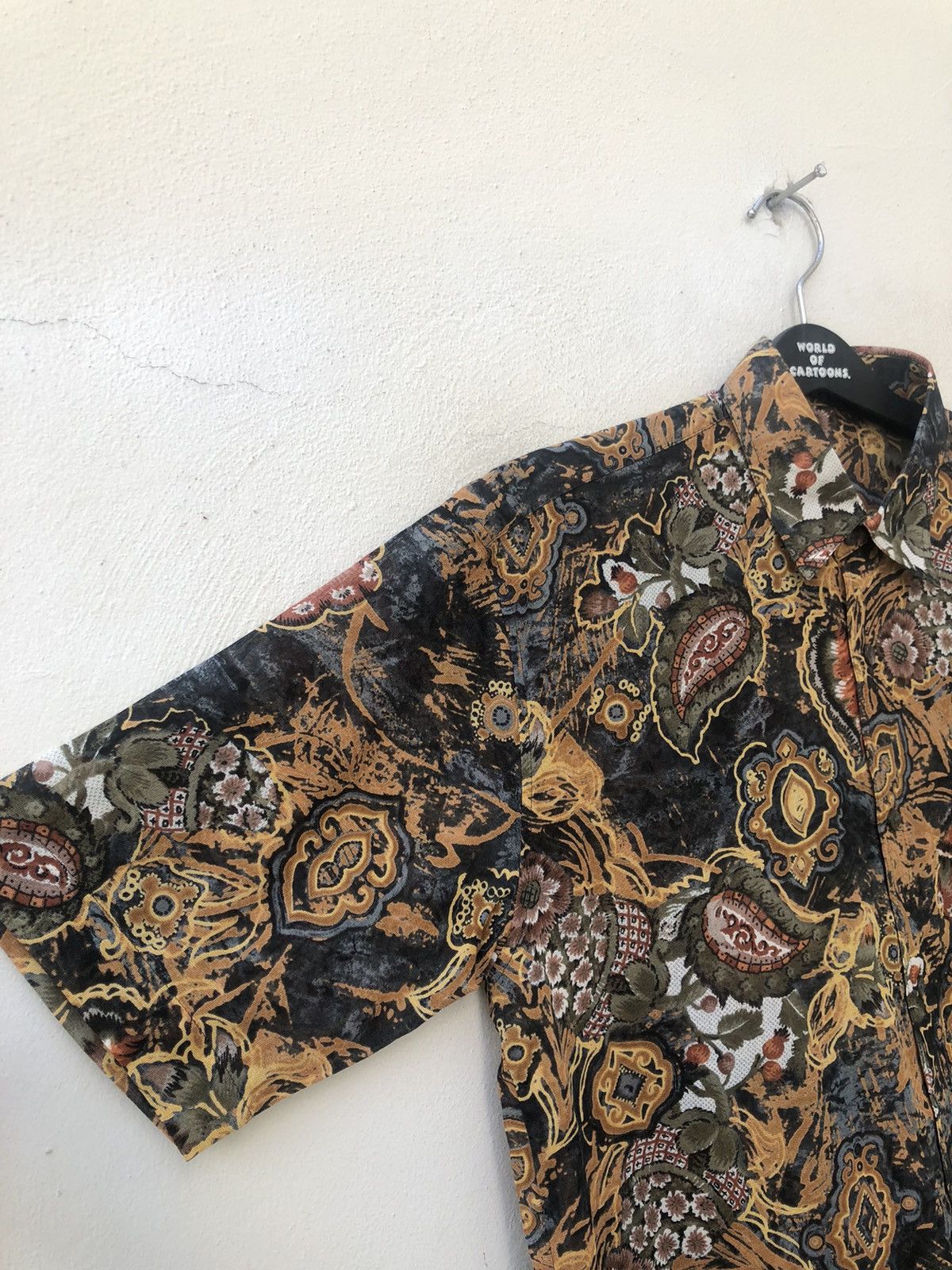 Carven Vintage Carven Paris Abstract Floral Flower Paper Thin Shirt Size US M / EU 48-50 / 2 - 17 Thumbnail