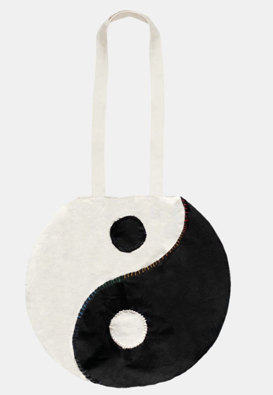 Siberia Hills LAST DROP EVER EVER Siberia Hills Yin & Yang Tote Bag Size ONE SIZE - 4 Thumbnail