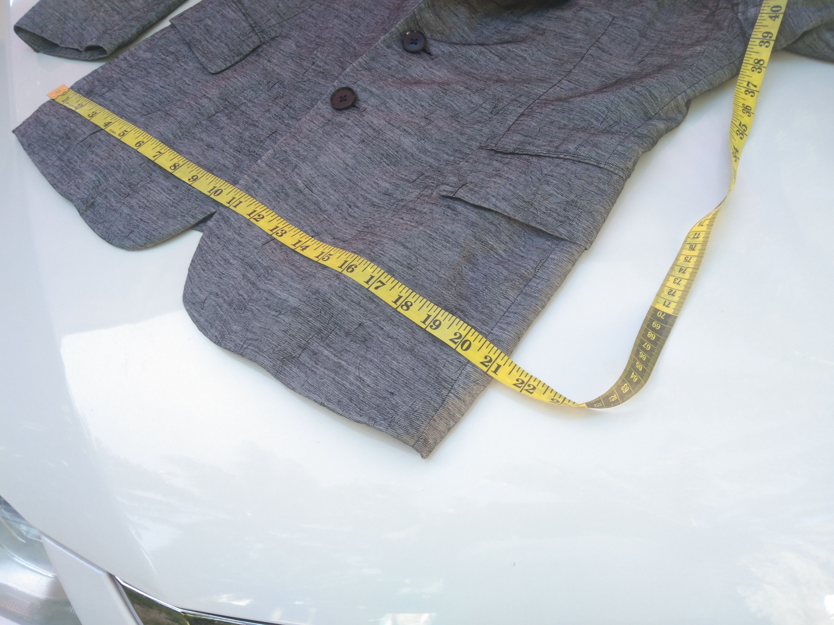 Designer × Yohji Yamamoto YOHJI YAMAMOTO WRINKLES DESIGN RAYON BLAZER JACKET Size US M / EU 48-50 / 2 - 6 Thumbnail