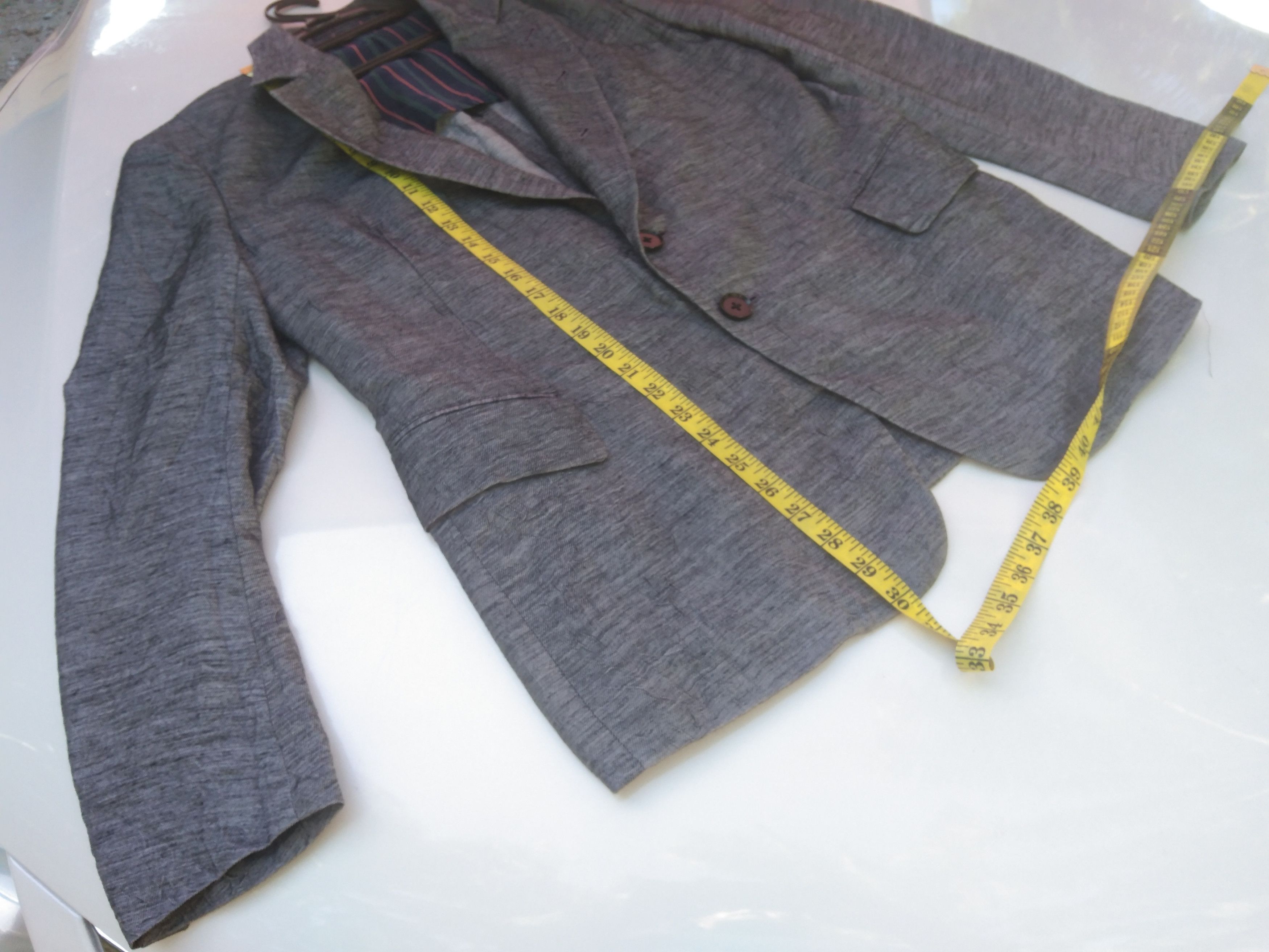 Designer × Yohji Yamamoto YOHJI YAMAMOTO WRINKLES DESIGN RAYON BLAZER JACKET Size US M / EU 48-50 / 2 - 8 Thumbnail