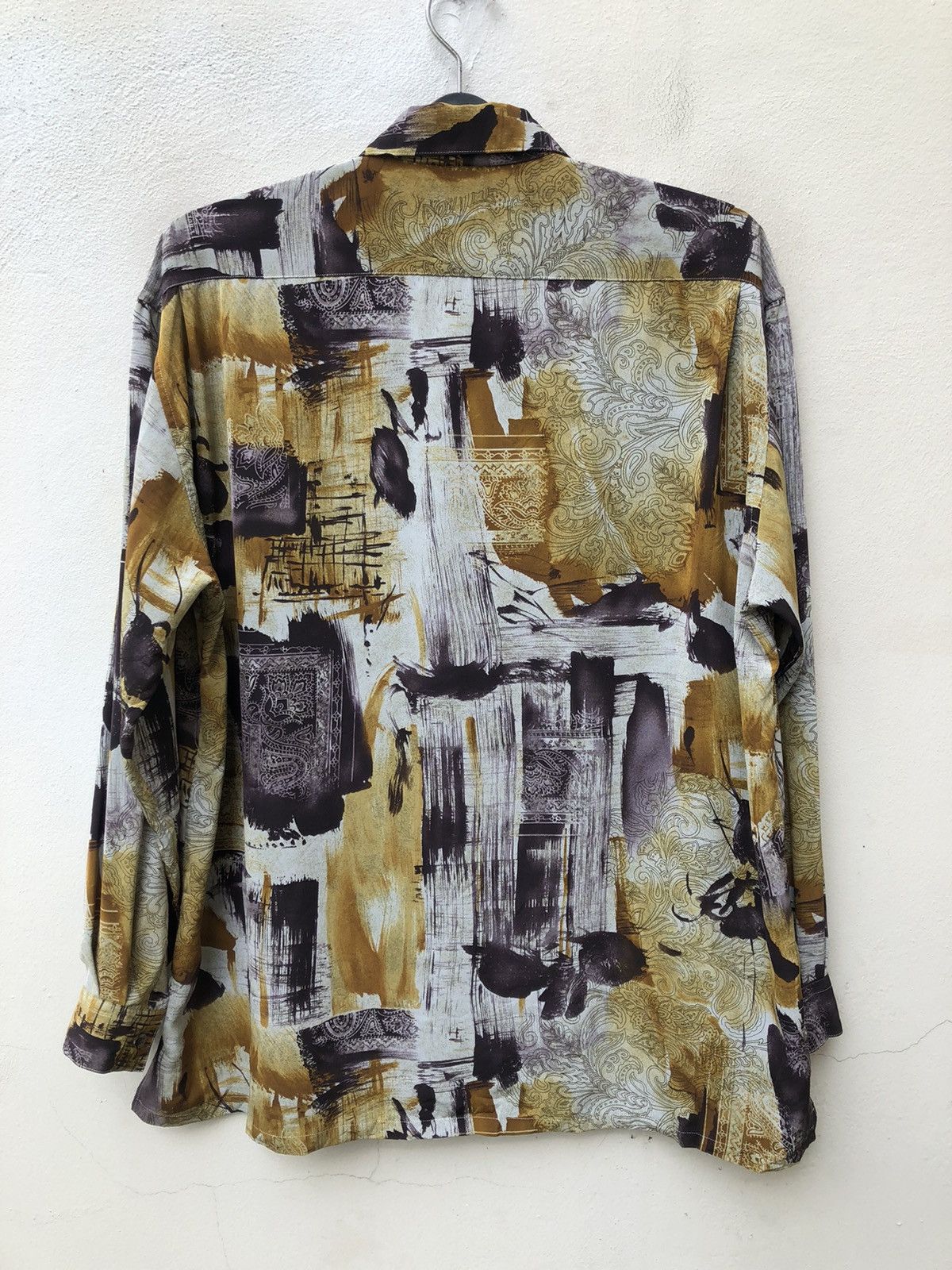 Other Vintage Men’s Tenoras Japan Abstract Art Long Sleeve Shirt Size US XL / EU 56 / 4 - 16 Thumbnail