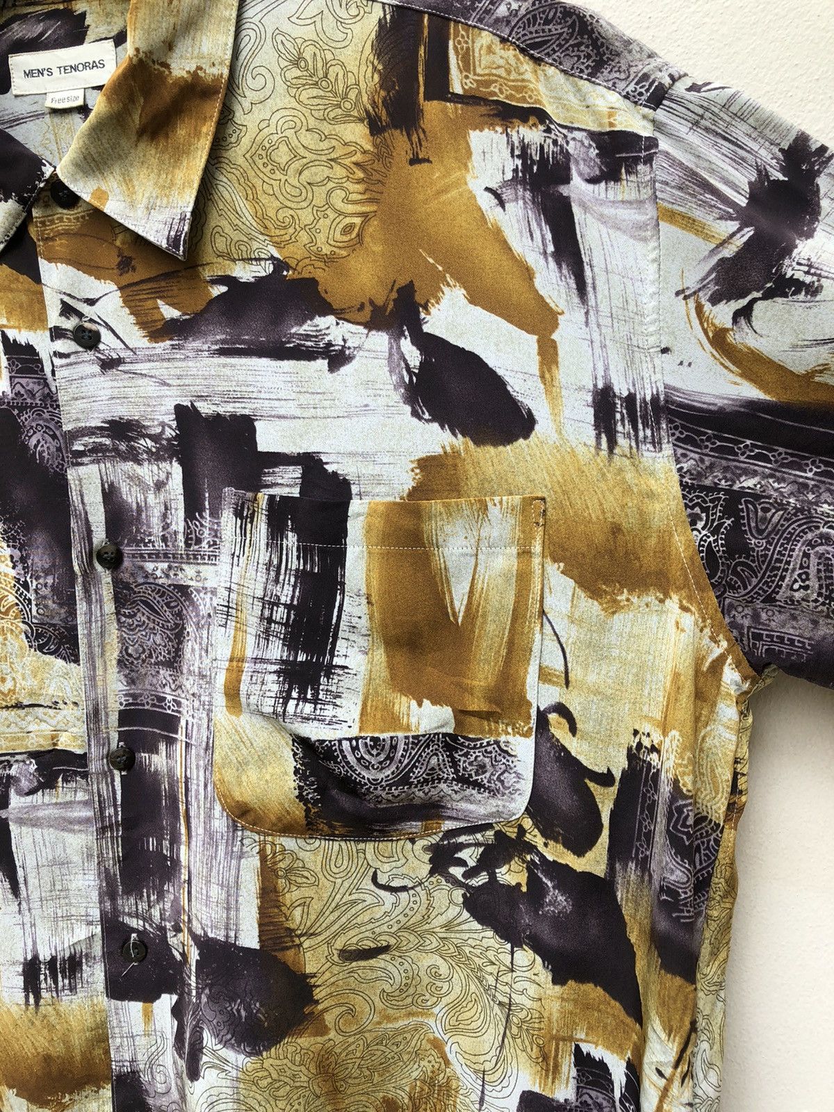 Other Vintage Men’s Tenoras Japan Abstract Art Long Sleeve Shirt Size US XL / EU 56 / 4 - 9 Thumbnail