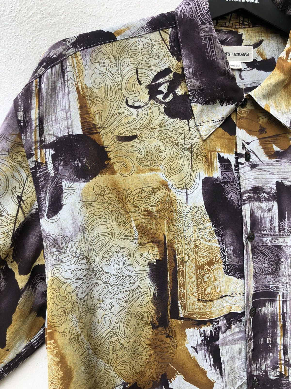 Other Vintage Men’s Tenoras Japan Abstract Art Long Sleeve Shirt Size US XL / EU 56 / 4 - 12 Thumbnail