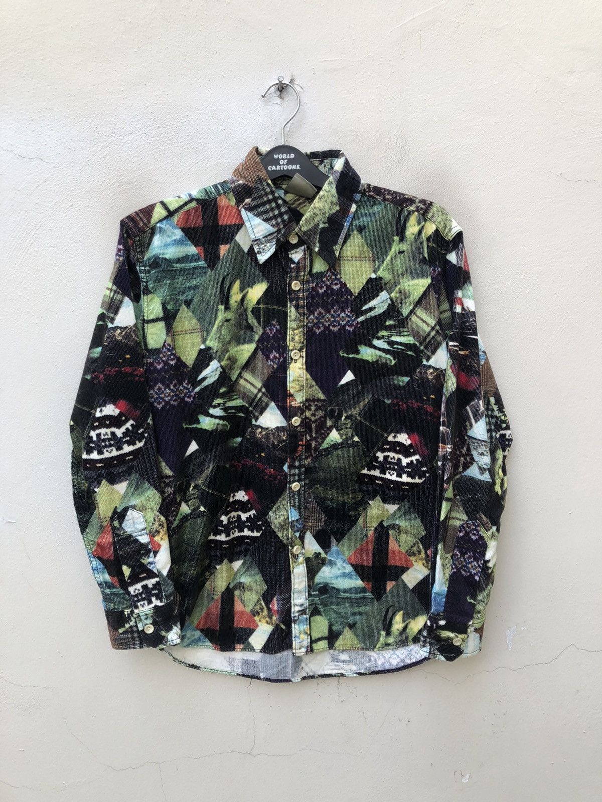ABAHOUSE ABAHOUSE Abstract Graphic All Print Button Shirt Size US M / EU 48-50 / 2 - 1 Thumbnail