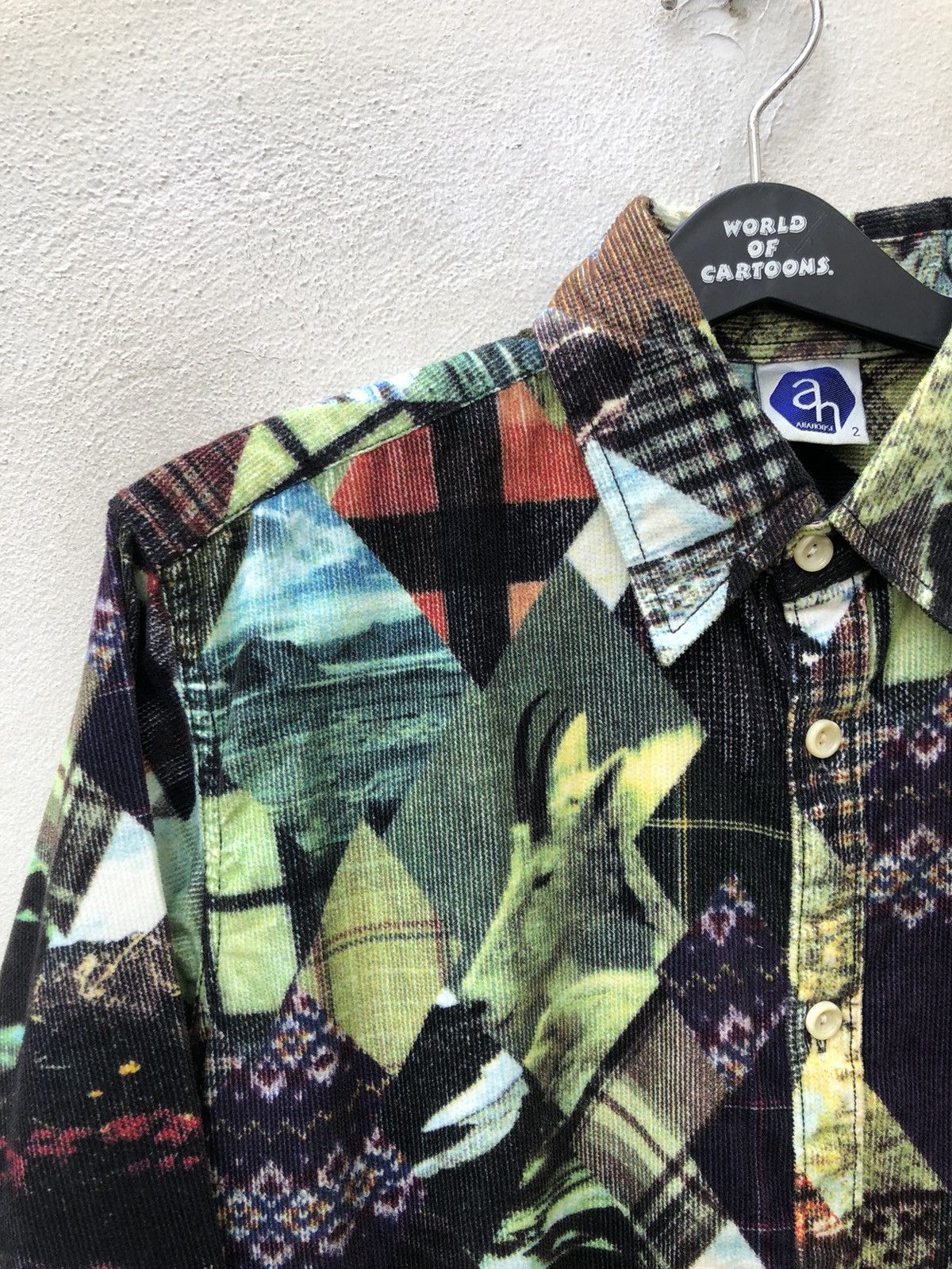 ABAHOUSE ABAHOUSE Abstract Graphic All Print Button Shirt Size US M / EU 48-50 / 2 - 4 Thumbnail