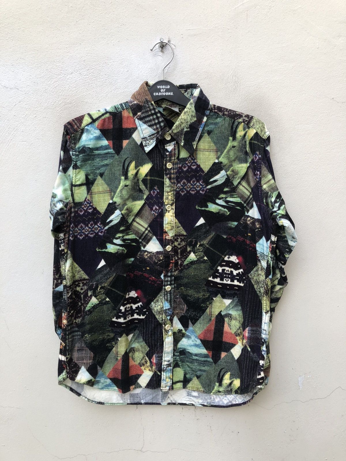 ABAHOUSE ABAHOUSE Abstract Graphic All Print Button Shirt Size US M / EU 48-50 / 2 - 5 Thumbnail