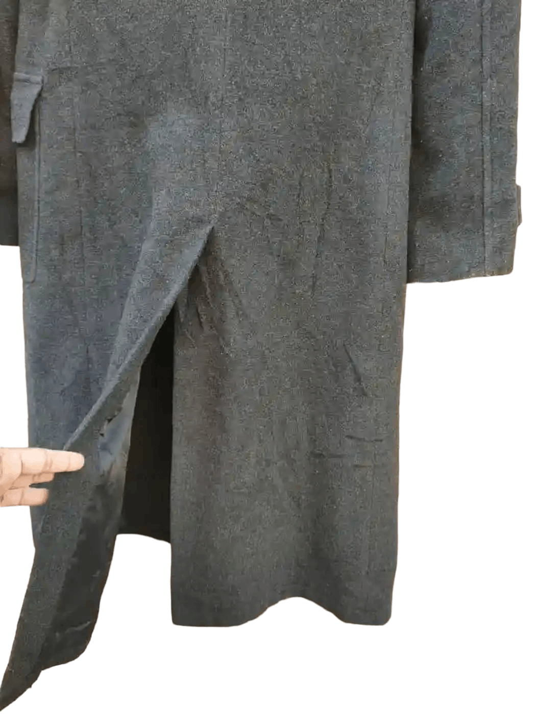 Japanese Brand Ined Long Wool Coat Jacket Size S / US 4 / IT 40 - 3 Thumbnail