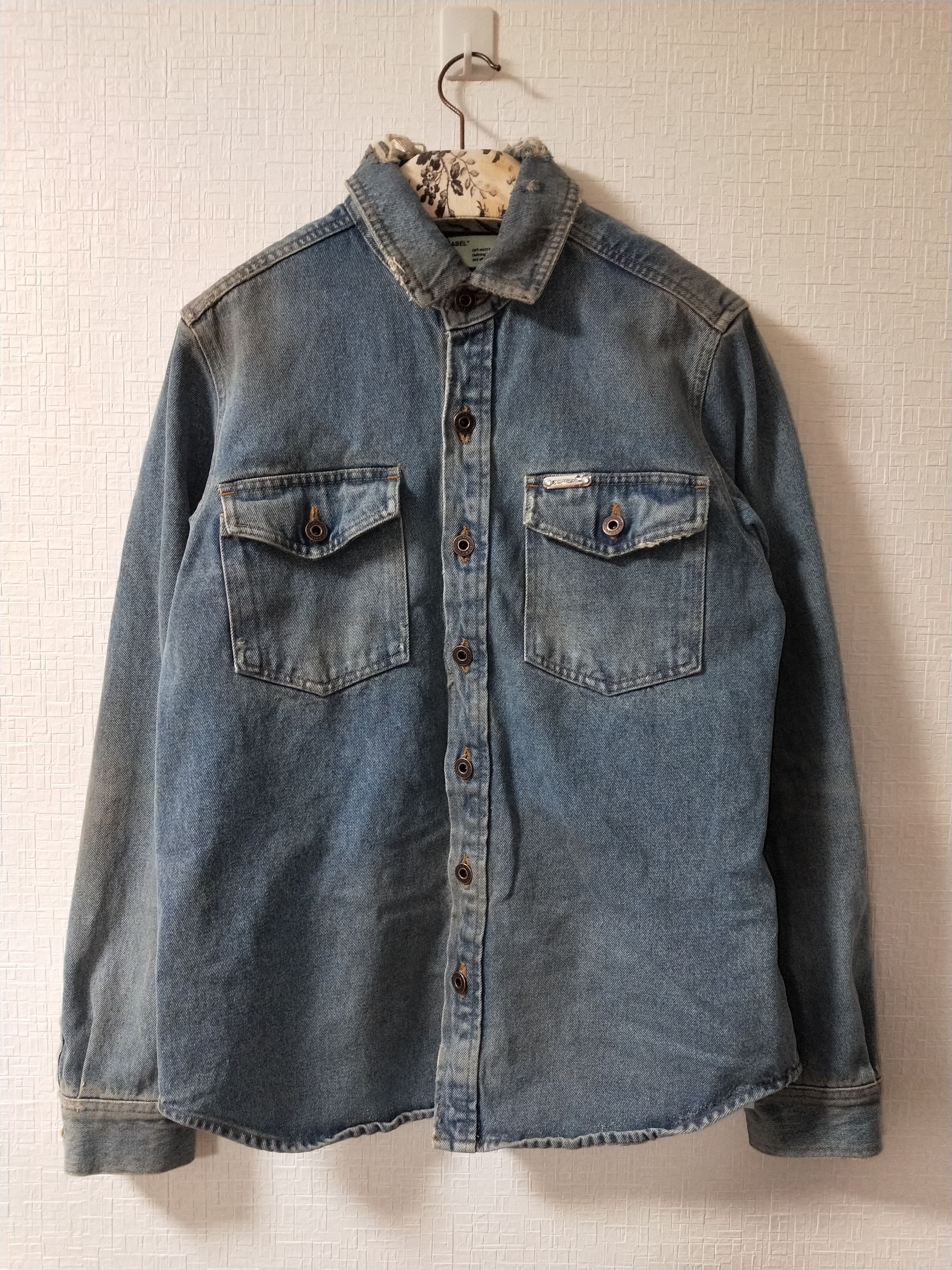 Off-White Multicolor Gradient Arrow Denim Shirt Size US M / EU 48-50 / 2 - 3 Thumbnail