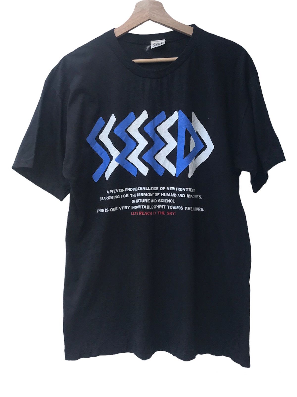 Kansai Yamamoto × Vintage Vintage Seed Single Stitch T Shirt Size US L / EU 52-54 / 3 - 1 Thumbnail