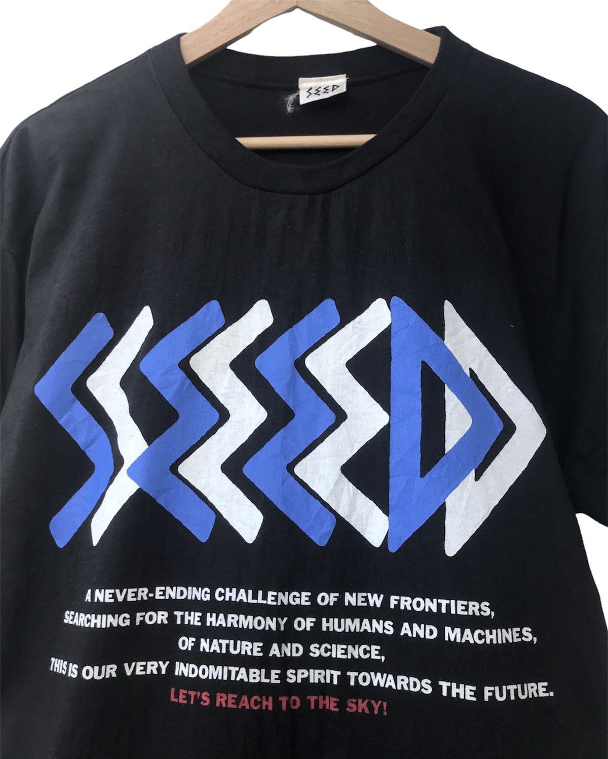 Kansai Yamamoto × Vintage Vintage Seed Single Stitch T Shirt Size US L / EU 52-54 / 3 - 3 Thumbnail