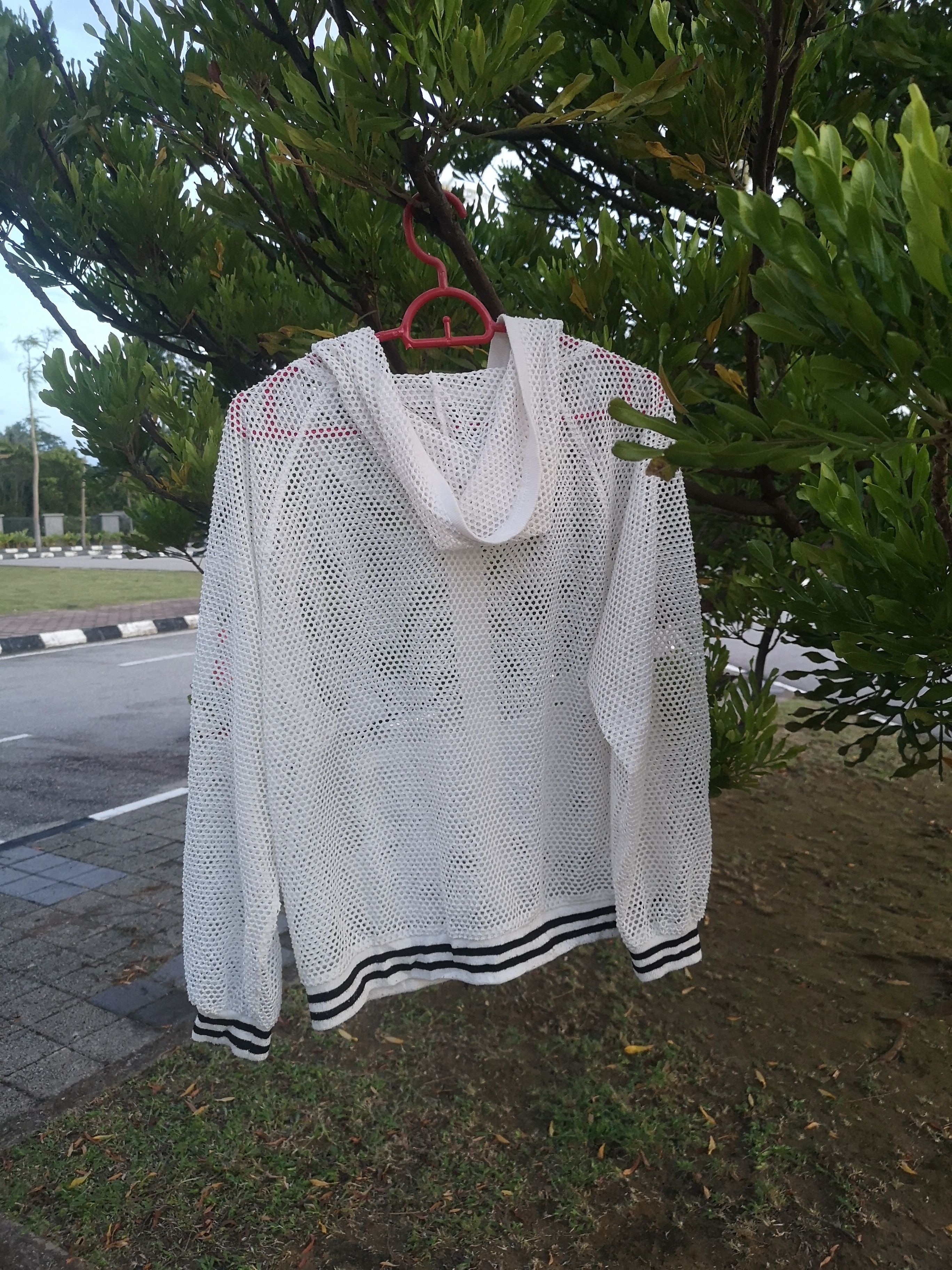 Japanese Brand Vintage See Through Hoodie Crazy Angel Size US L / EU 52-54 / 3 - 2 Thumbnail