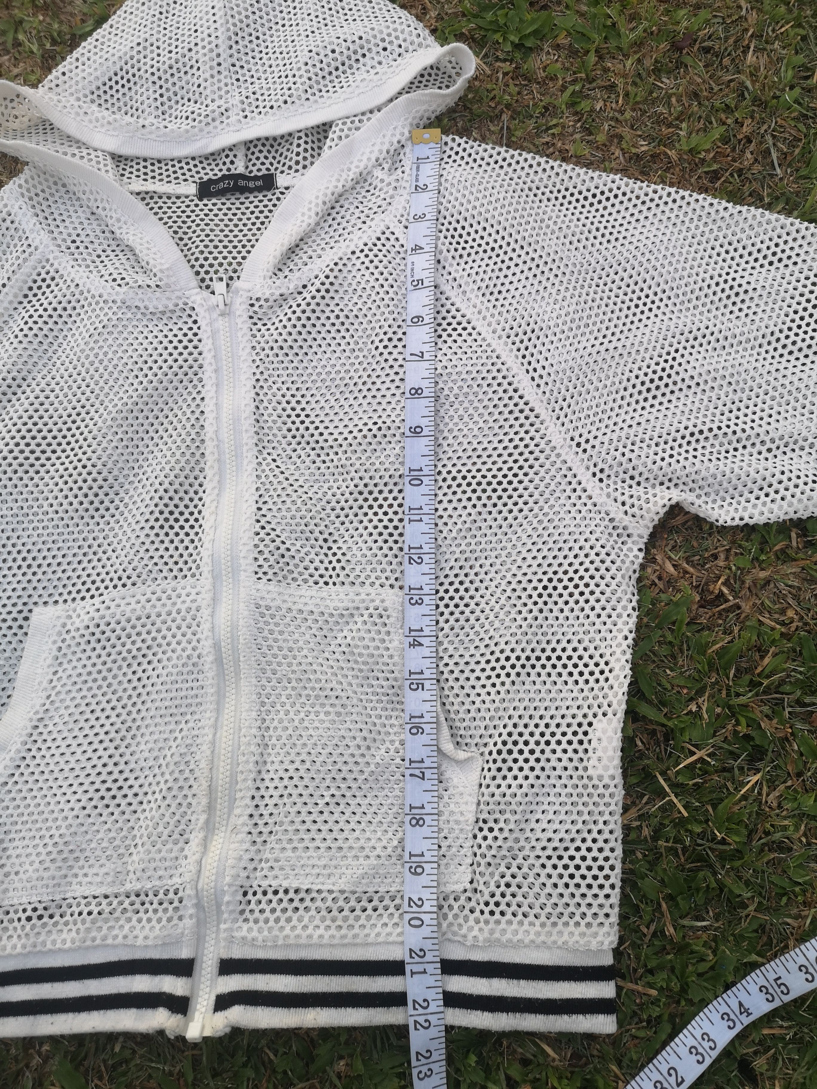 Japanese Brand Vintage See Through Hoodie Crazy Angel Size US L / EU 52-54 / 3 - 13 Thumbnail