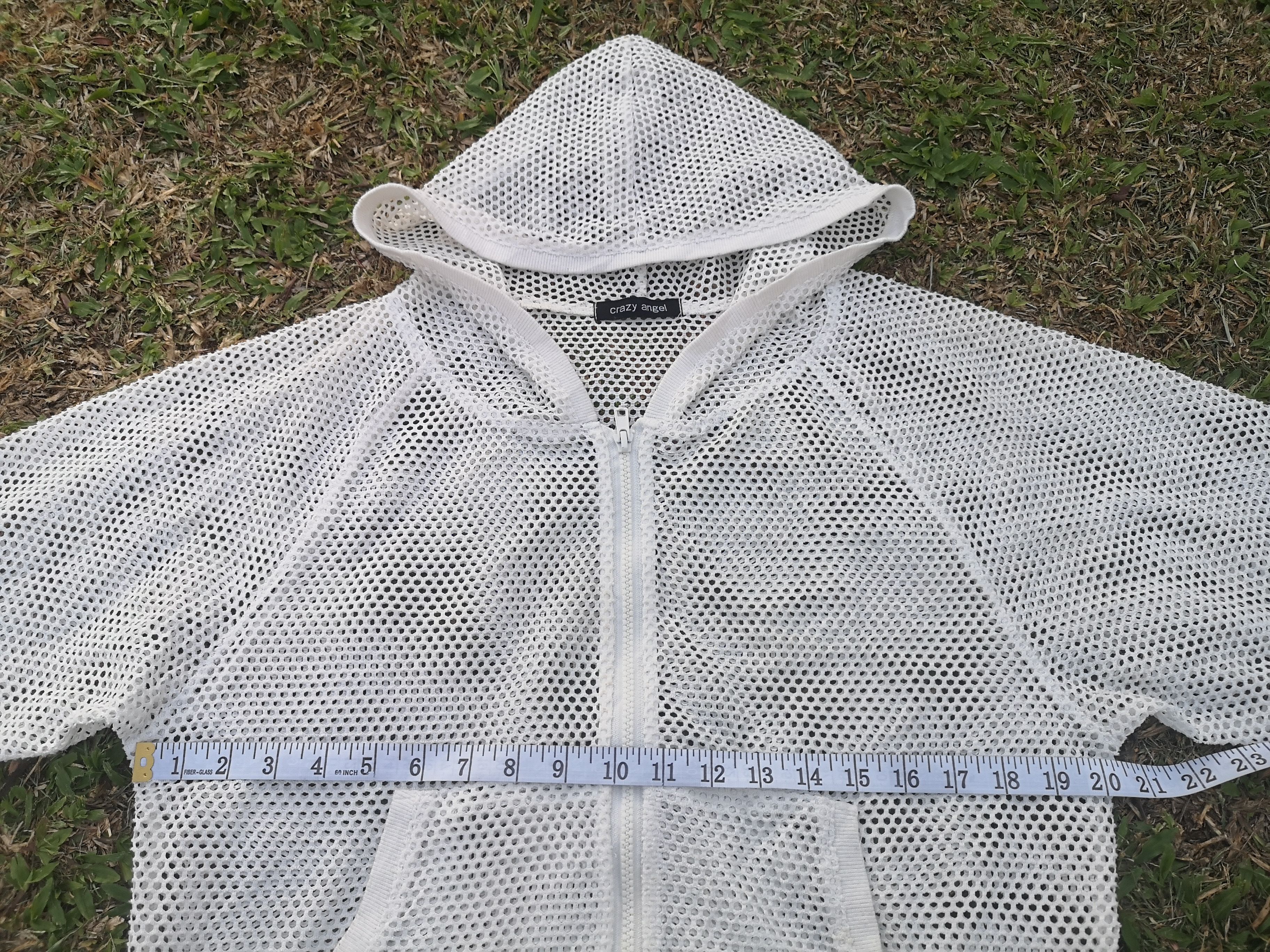 Japanese Brand Vintage See Through Hoodie Crazy Angel Size US L / EU 52-54 / 3 - 12 Thumbnail