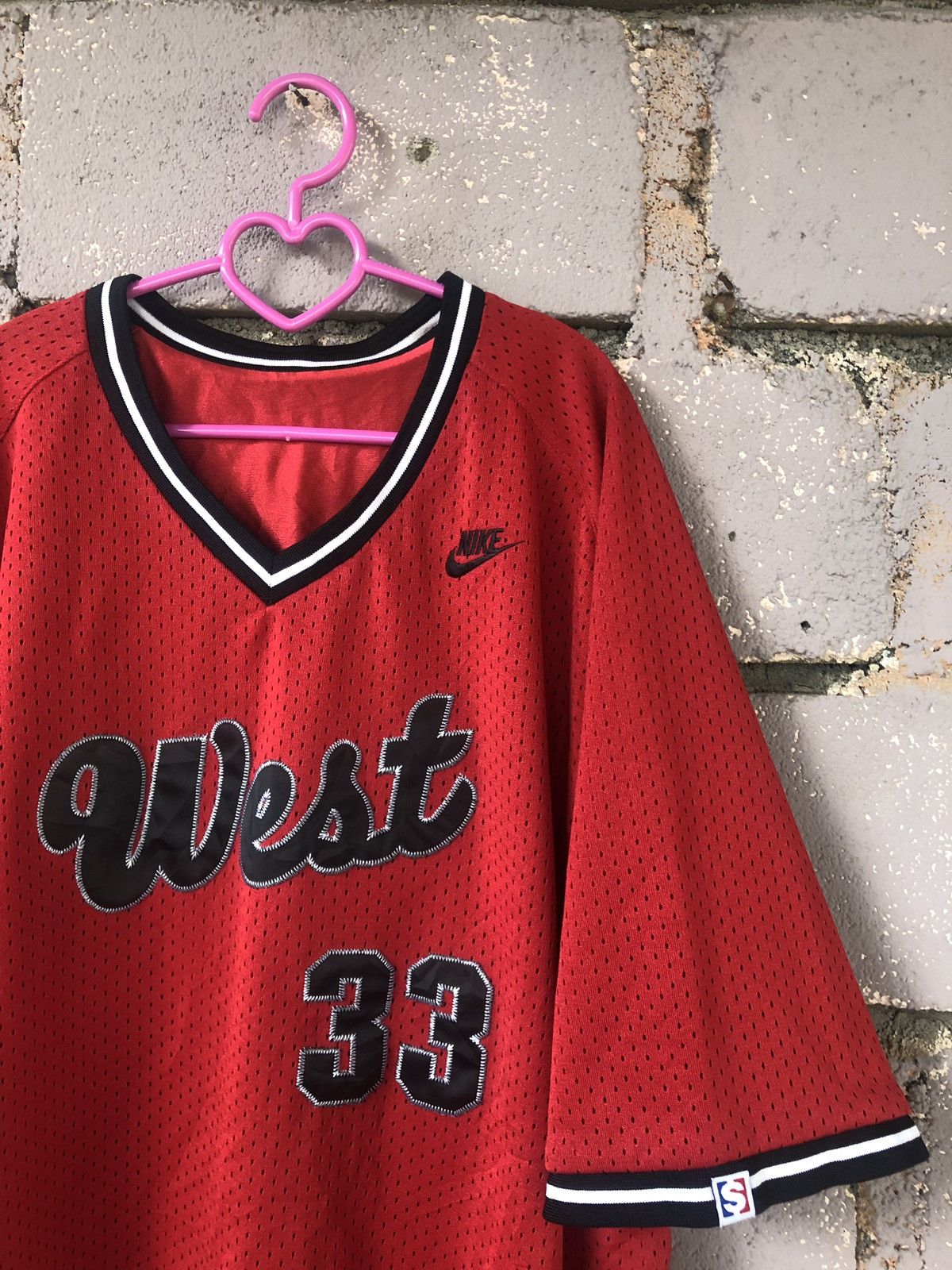 Nike Rare Vintage Nike West 33 Reversible Jersey Size US XL / EU 56 / 4 - 2 Thumbnail
